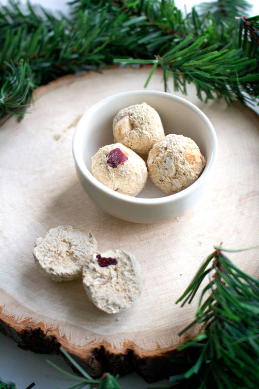 Boules fromagées et fruitées